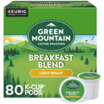 Green Mountain Coffee Roasters Light Roast Coffee Pods, Breakfast Blend, 80 ct.