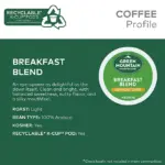 Green Mountain Coffee Roasters Light Roast Coffee Pods, Breakfast Blend, 80 ct. - Image 9