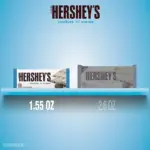 HERSHEY'S Cookies 'n' Creme Candy Bars, Full Size, 1.55 oz., 36 pk. - Image 6