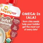 HappyTOT Organics Super Morning Pouch, Apple Cinnamon and Blueberry Banana Variety Pack, 12 ct., 4 oz. - Image 6