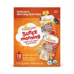 HappyTOT Organics Super Morning Pouch, Apple Cinnamon and Blueberry Banana Variety Pack, 12 ct., 4 oz. - Image 2
