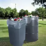 Husky 55-Gallon Clear Flap Tie Drum Liner Trash Bags (80 ct.) - Image 4