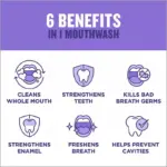 Listerine Total Care Fresh Mint Mouthwash, 33.8 fl. oz., 3 pk. - Image 3