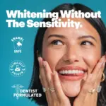 Lumineux Enamel-Safe & Peroxide-Free Teeth Whitening Strips, Dentist Formulated, 14-Pack - Image 5