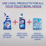 Lysol Advanced Toilet Bowl Gel Cleaner 32 fl. oz., 4 pk. - Image 6