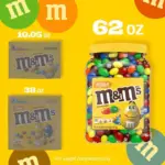 M&M'S Peanut Milk Chocolate Candy, 62 oz. - Image 4