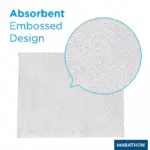 Marathon Interfold 1-Ply White Dispenser Napkins 12 pks., 250 napkins/pk. - Image 6