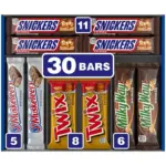 Mars Chocolate Candy Bars, Variety Pack, Full Size, 30 pk.