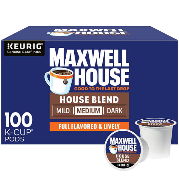 Maxwell House House Blend Medium K-Cup Coffee Pods 100 ct.