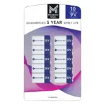 Member's Mark 9V Alkaline Batteries, 10 pk.