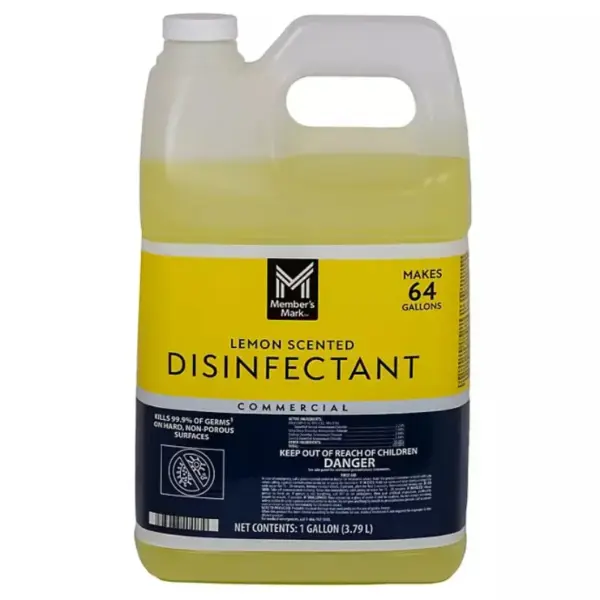 Member's Mark Commercial Disinfectant, Lemon Scent, 1 gal.