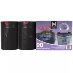 Member's Mark Power Flex 33 Gallon Trash Bags, Lavender, 90 ct. - Image 2