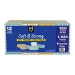 Member’s Mark Soft & Strong 2-Ply Premium Facial Tissues 12 Flat Boxes, 160 tissues/box - Image 3