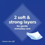 Member’s Mark Soft & Strong 2-Ply Premium Facial Tissues 12 Flat Boxes, 160 tissues/box - Image 6