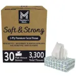 Member's Mark Soft and Strong 2-Ply Facial Tissues 30 boxes., 110 tissues/box