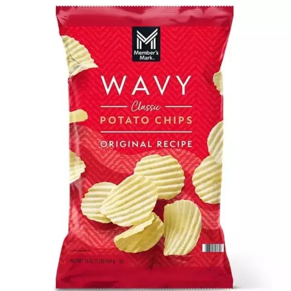 Member's Mark Wavy Potato Chips, 16 oz.