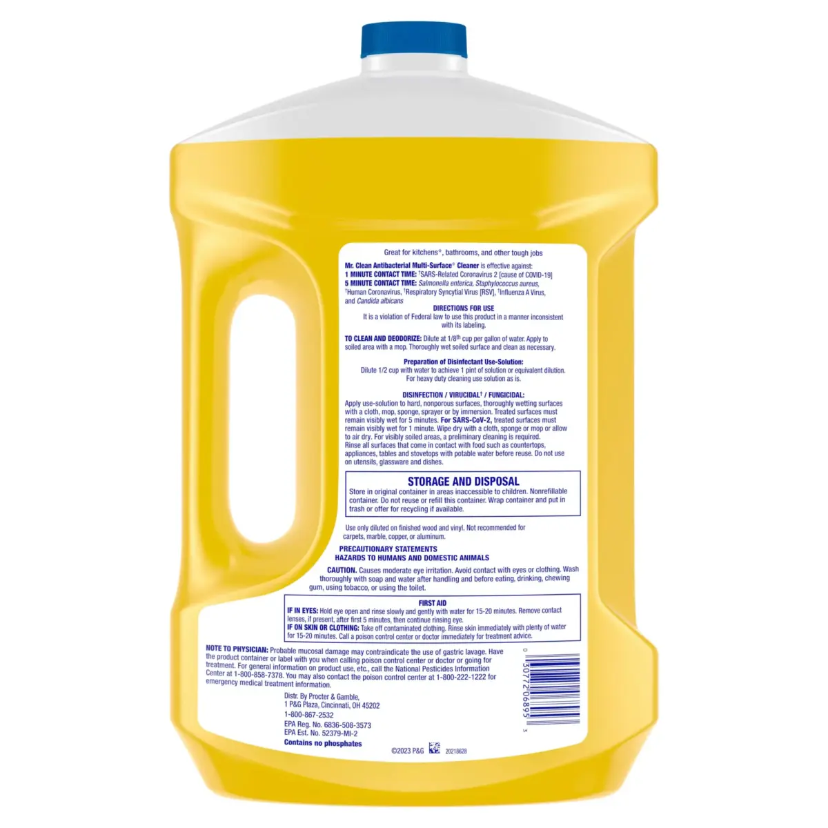 Mr. Clean All Purpose Cleaner - Lemon Scent, 101 fl. oz. - Image 2
