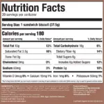 OLYRA Organic Breakfast Biscuits, Dark Chocolate Crème, 20 ct. - Image 7