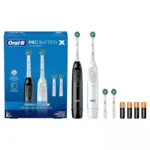 Oral-B Pro Advantage Battery-Powered Toothbrush, 2 Handles + 4 Brush Heads - Image 2