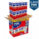 POM Individually Wrapped 2-Ply Paper Towels 30 rolls, 110 sheets/roll - Image 2