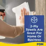 POM Individually Wrapped 2-Ply Paper Towels 30 rolls, 110 sheets/roll - Image 5
