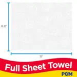 POM Individually Wrapped 2-Ply Paper Towels 30 rolls, 110 sheets/roll - Image 7
