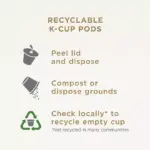 Peet's Coffee Decaf Dark Roast K-Cup Pods, House Blend 75 ct. - Image 3