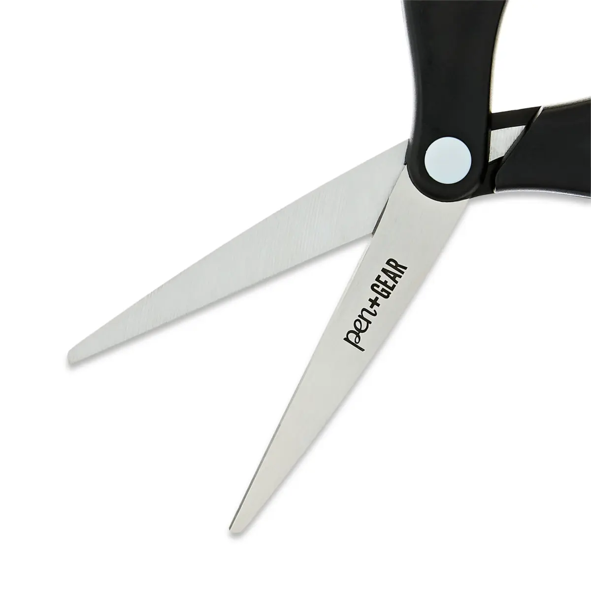 Pen+Gear 8-inch All-Purpose Stainless-Steel Scissors, Back to School, Black - Image 2