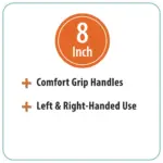 Pen+Gear 8-inch All-Purpose Stainless-Steel Scissors, Back to School, Black - Image 3