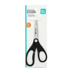 Pen+Gear 8-inch All-Purpose Stainless-Steel Scissors, Back to School, Black