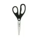 Pen+Gear 8-inch All-Purpose Stainless-Steel Scissors, Back to School, Black - Image 4