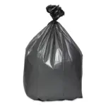 Platinum Plus Can Liners, 60 gal, 1.55 mil, 39" x 56", Gray (50 ct.) - Image 2