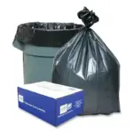 Platinum Plus Can Liners, 60 gal, 1.55 mil, 39" x 56", Gray (50 ct.) - Image 4