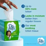 Puffs Plus Lotion 2-Ply Facial Tissues 12 Cube Boxes, 72 tissues/box - Image 9