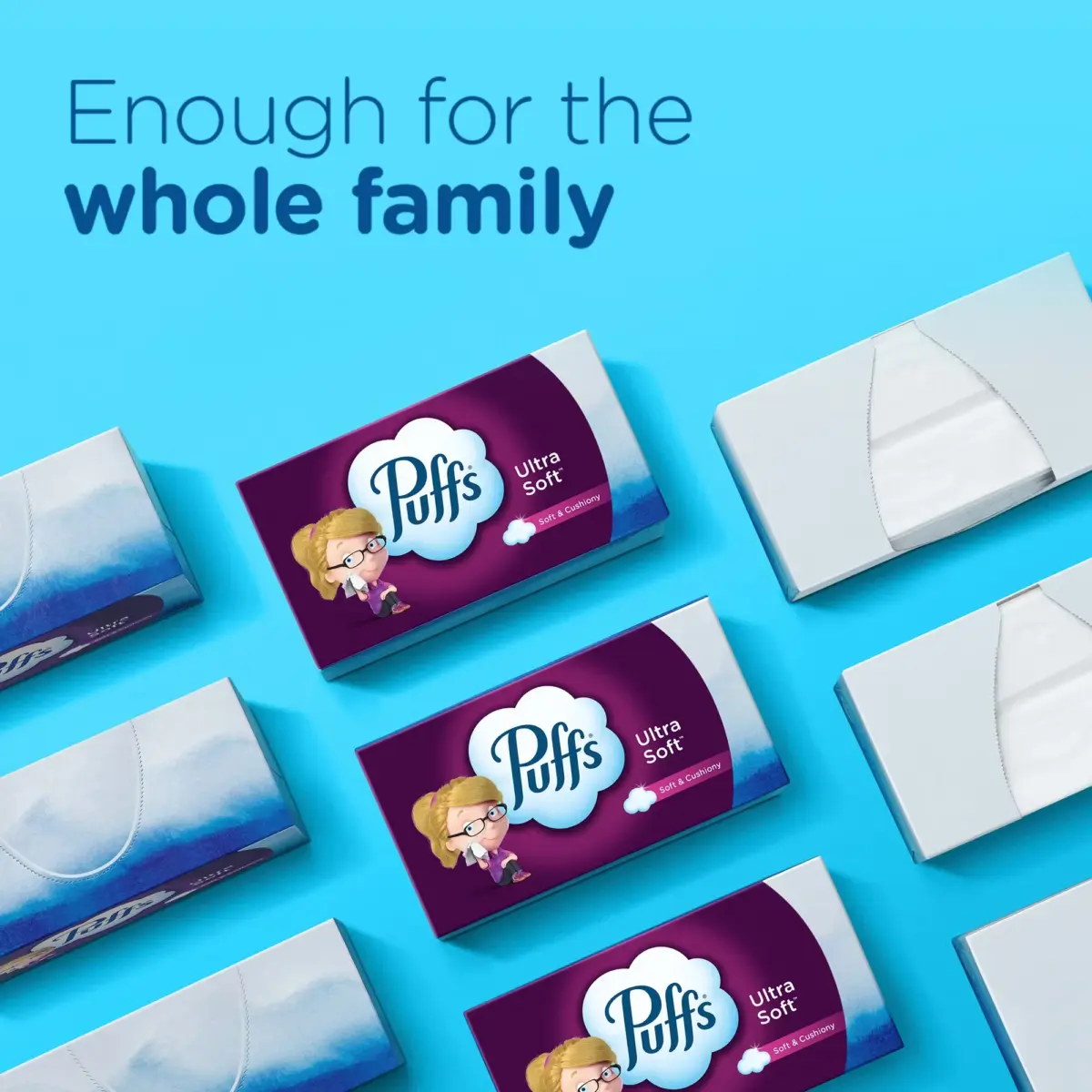 Puffs Ultra Soft Facial Tissues, 10 pk./124 tissues per box - Image 10