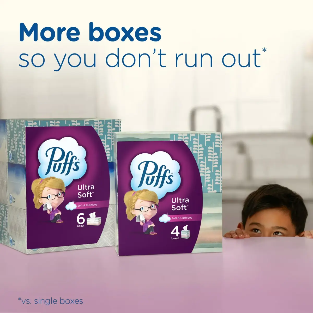 Puffs Ultra Soft Facial Tissues, 10 pk./124 tissues per box - Image 11