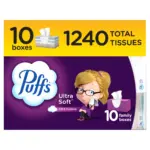 Puffs Ultra Soft Facial Tissues, 10 pk./124 tissues per box - Image 15