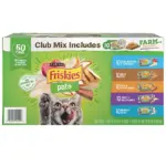 Purina Friskies Variety Pack, Adult Pate Wet Cat Food, 5.5 oz., 60 ct.