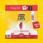 Purina Tidy Cats Multi-Cat Light Weight Clumping Cat Litter, 19.5 lbs. - Image 4
