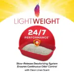Purina Tidy Cats Multi-Cat Light Weight Clumping Cat Litter, 19.5 lbs. - Image 6