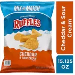Ruffles Cheddar & Sour Cream Potato Chips, 15.125 oz. - Image 2