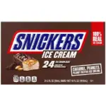 SNICKERS Chocolate Caramel Peanut Butter Ice Cream Bars, Frozen, 2 oz., 24 ct. - Image 2