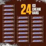 SNICKERS Chocolate Caramel Peanut Butter Ice Cream Bars, Frozen, 2 oz., 24 ct. - Image 6