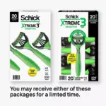 Schick Xtreme3 Sensitive Disposable Razors for Men, 20 ct. - Image 11