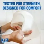 Scott ComfortPlus Toilet Paper, 12 Double Rolls - Image 4