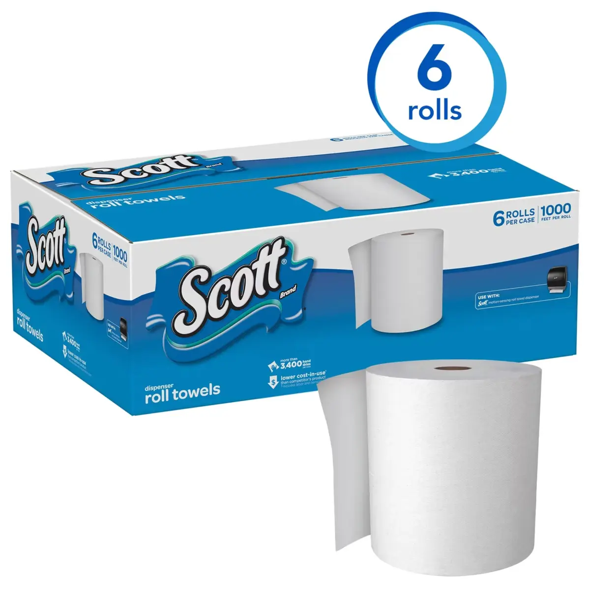 Scott Dispenser Hard Roll Paper Towels, 6 pk. - Image 8