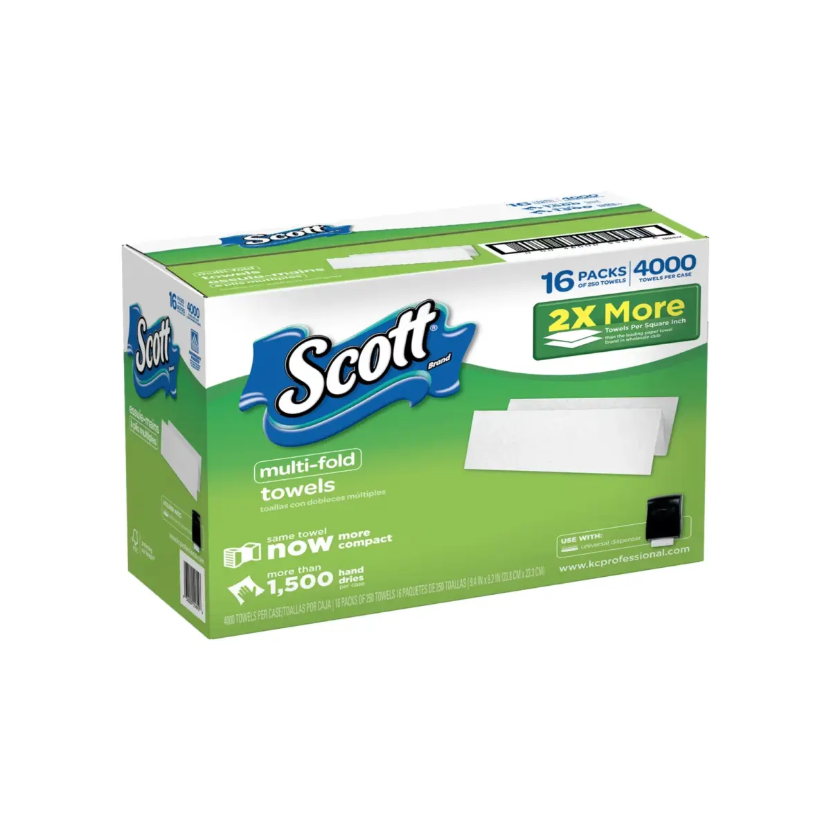 Scott Multi-Fold Paper Towels, 16 pk./4,000 towels per case - Image 2