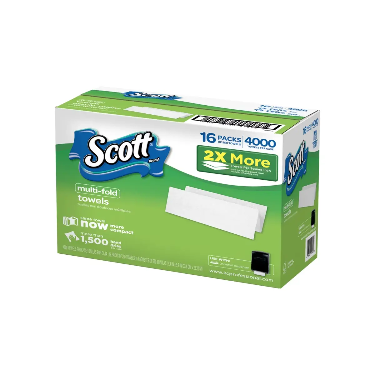 Scott Multi-Fold Paper Towels, 16 pk./4,000 towels per case - Image 3