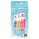 Secret Dry Spray Women's Antiperspirant Deodorant, Vanilla, Wild Rose & Waterlily, 4.1 oz., 3 pk. - Image 10