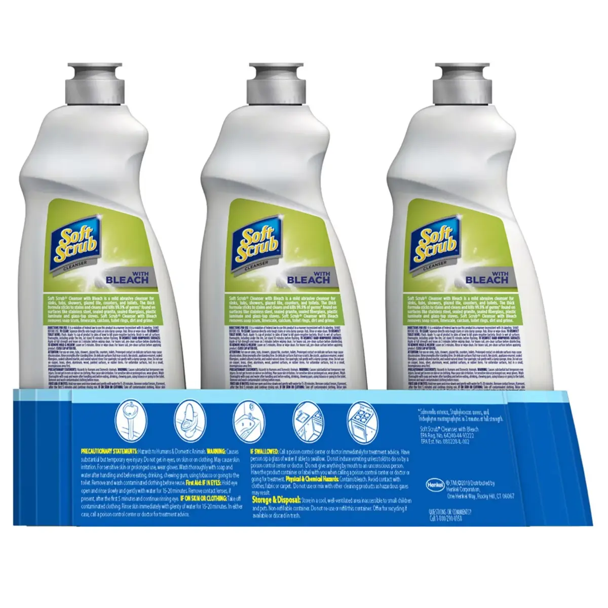 Soft Scrub Bleach Cleanser, 3 pk./36 oz. - Image 2